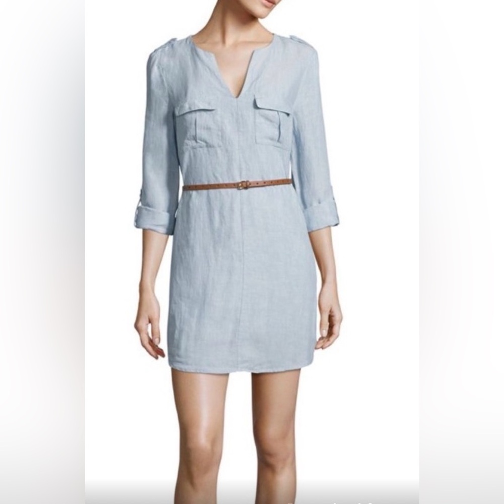 Joie 
Rathana C Dress in Light Washed Chambray S